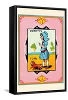 Dorothy and Toto-John R. Neill-Framed Stretched Canvas