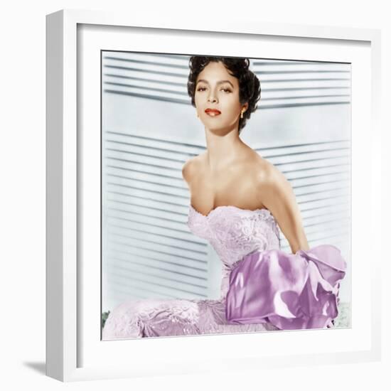 Dorothy Dandridge, ca. 1950s-null-Framed Photo