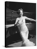 Dorothy Dandridge Dancing on a Night Club Dance Floor-Ed Clark-Stretched Canvas