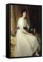 Dorothy, Daughter of Herbert Dicksee, 1917-Frank Bernard Dicksee-Framed Stretched Canvas