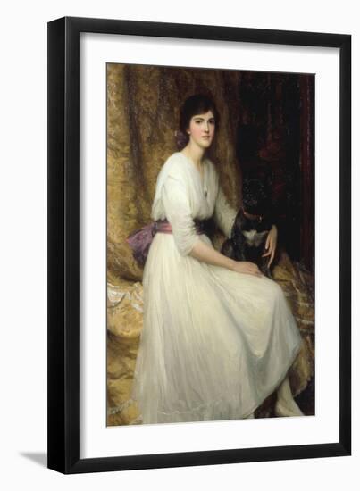 Dorothy, Daughter of Herbert Dicksee, 1917-Frank Bernard Dicksee-Framed Giclee Print