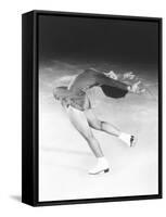 Dorothy Hamill, Star Skater, Performs a Layback Spin-null-Framed Stretched Canvas