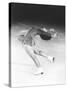 Dorothy Hamill, Star Skater, Performs a Layback Spin-null-Stretched Canvas