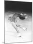 Dorothy Hamill, Star Skater, Performs a Layback Spin-null-Mounted Photo