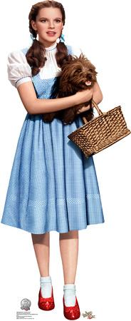 Dorothy Holding Toto - Wizard of Oz 75th Anniversary Lifesize Cardboard Cutout - Cardboard Cutouts, 61x24