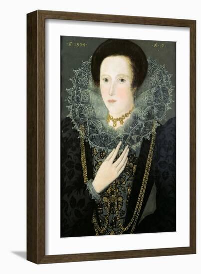 Dorothy Huddelston (Nee Dormer), 1594-Nicholas Hilliard-Framed Giclee Print