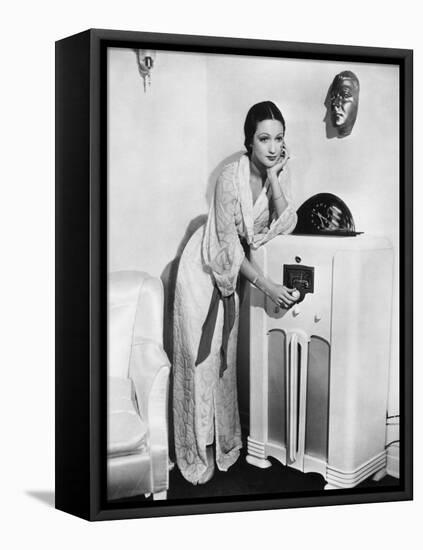 Dorothy Lamour, 1937-null-Framed Stretched Canvas