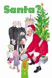 Santa Gives Toys to Children-Dorothy Mckay-Art Print