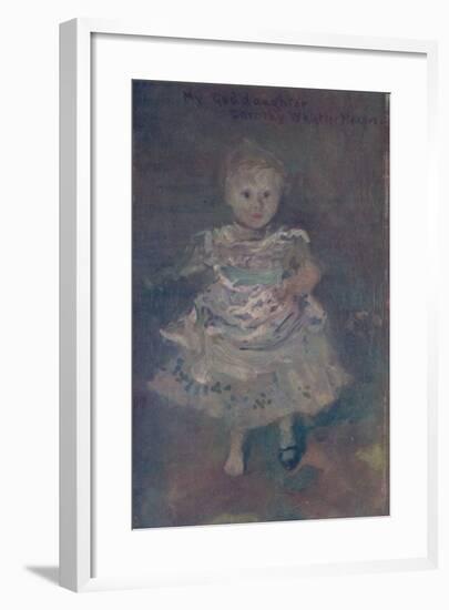 'Dorothy Menpes', c1885-James Abbott McNeill Whistler-Framed Giclee Print