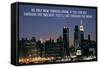 Dorothy Parker New Yorkers Quote-null-Framed Stretched Canvas