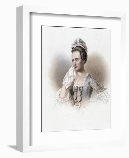 Dorothy Quincy Hancock Scott, Dorothy Quincy, Portrait by John Singleton Copley-John Singleton Copley-Framed Giclee Print