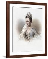 Dorothy Quincy Hancock Scott, Dorothy Quincy, Portrait by John Singleton Copley-John Singleton Copley-Framed Giclee Print