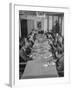 Dorothy Shaver, President of Lord and Taylor Department Stores, Having Lunch with Her Executives-null-Framed Photographic Print