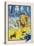 Dorothy Tells the Cowardly Lion That He Ought to Be Ashamed of Himself-null-Stretched Canvas