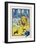 Dorothy Tells the Cowardly Lion That He Ought to Be Ashamed of Himself-null-Framed Photographic Print