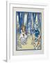 Dorothy, the Tin Woodman and the Scarecrow-William Denslow-Framed Giclee Print