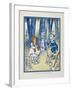 Dorothy, the Tin Woodman and the Scarecrow-William Denslow-Framed Giclee Print