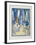 Dorothy, the Tin Woodman and the Scarecrow-William Denslow-Framed Giclee Print