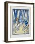 Dorothy, the Tin Woodman and the Scarecrow-William Denslow-Framed Giclee Print