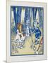 Dorothy, the Tin Woodman and the Scarecrow-William Denslow-Mounted Giclee Print