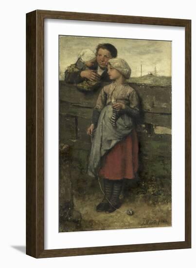 Dorpelingen, Jacob Maris-Jacob Maris-Framed Art Print