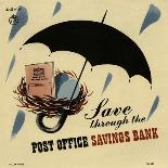 Save Through the Post Office Savings Bank-Dorritt Dekk-Framed Art Print