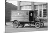 Dorsch's White Cross Bread Delivery Truck-null-Mounted Art Print