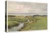 Dorset Scenery: Portland Bill from Weymouth Bay-Walter Tyndale-Stretched Canvas