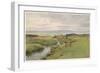 Dorset Scenery: Portland Bill from Weymouth Bay-Walter Tyndale-Framed Art Print