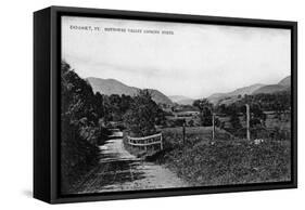 Dorset, Vermont, Northern View in the Mettowee Valley-Lantern Press-Framed Stretched Canvas