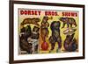 Dorsey Bros. Shows Poster-null-Framed Giclee Print