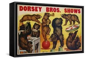 Dorsey Bros. Shows Poster-null-Framed Stretched Canvas