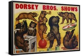 Dorsey Bros. Shows Poster-null-Framed Stretched Canvas