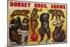 Dorsey Bros. Shows Poster-null-Mounted Giclee Print