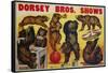 Dorsey Bros. Shows Poster-null-Framed Stretched Canvas