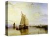 Dort or Dordrecht: the Dort Packet-Boat from Rotterdam Becalmed, 1817-18-J. M. W. Turner-Stretched Canvas