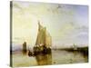 Dort or Dordrecht: the Dort Packet-Boat from Rotterdam Becalmed, 1817-18-J. M. W. Turner-Stretched Canvas