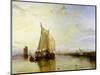 Dort or Dordrecht: the Dort Packet-Boat from Rotterdam Becalmed, 1817-18-J. M. W. Turner-Mounted Premium Giclee Print