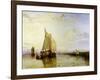 Dort or Dordrecht: the Dort Packet-Boat from Rotterdam Becalmed, 1817-18-J. M. W. Turner-Framed Giclee Print