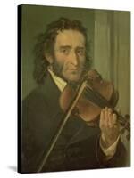 Dortrait of Niccolo Paganini-null-Stretched Canvas