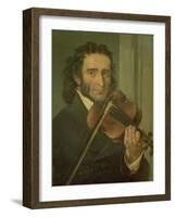 Dortrait of Niccolo Paganini-null-Framed Giclee Print