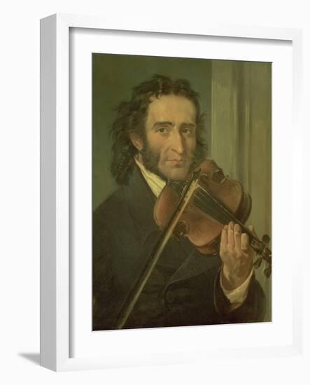 Dortrait of Niccolo Paganini-null-Framed Giclee Print