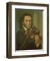 Dortrait of Niccolo Paganini-null-Framed Giclee Print