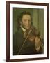 Dortrait of Niccolo Paganini-null-Framed Giclee Print