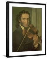 Dortrait of Niccolo Paganini-null-Framed Giclee Print