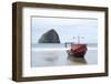 Dory Boat in Pacific City, Oregon-Justin Bailie-Framed Photographic Print