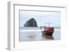 Dory Boat in Pacific City, Oregon-Justin Bailie-Framed Photographic Print