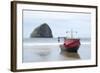 Dory Boat in Pacific City, Oregon-Justin Bailie-Framed Photographic Print