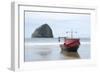 Dory Boat in Pacific City, Oregon-Justin Bailie-Framed Photographic Print