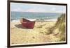 Dory on Beach, Wauwinet, Nantucket, Massachusetts-null-Framed Art Print